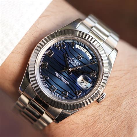 blue day date rolex